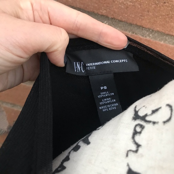 Black Mesh and Sequin Top - Picture 6 of 7